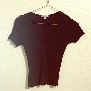 Charlotte Russe Black Shirt Small